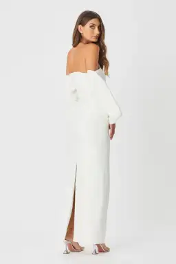Bianca & Bridgett Honey Dress White Size 8 for rent on The Volte - image 2