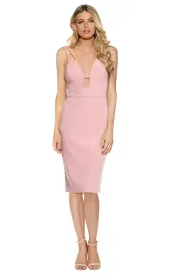 Talulah Smooth Tidings Dress Pink Size XS / AU 6 for rent on The Volte - image 1