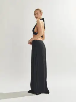 One Mile the Label Jeska Maxi Dress Black Size AU 10 for rent on The Volte - image 2