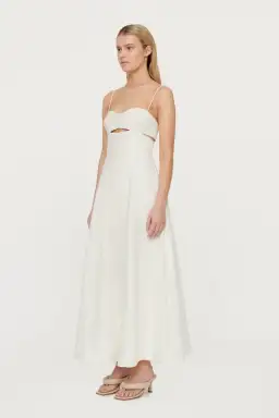 Clea Florence Stitch Dress Chalk Size XS / AU 6 for rent on The Volte - image 2