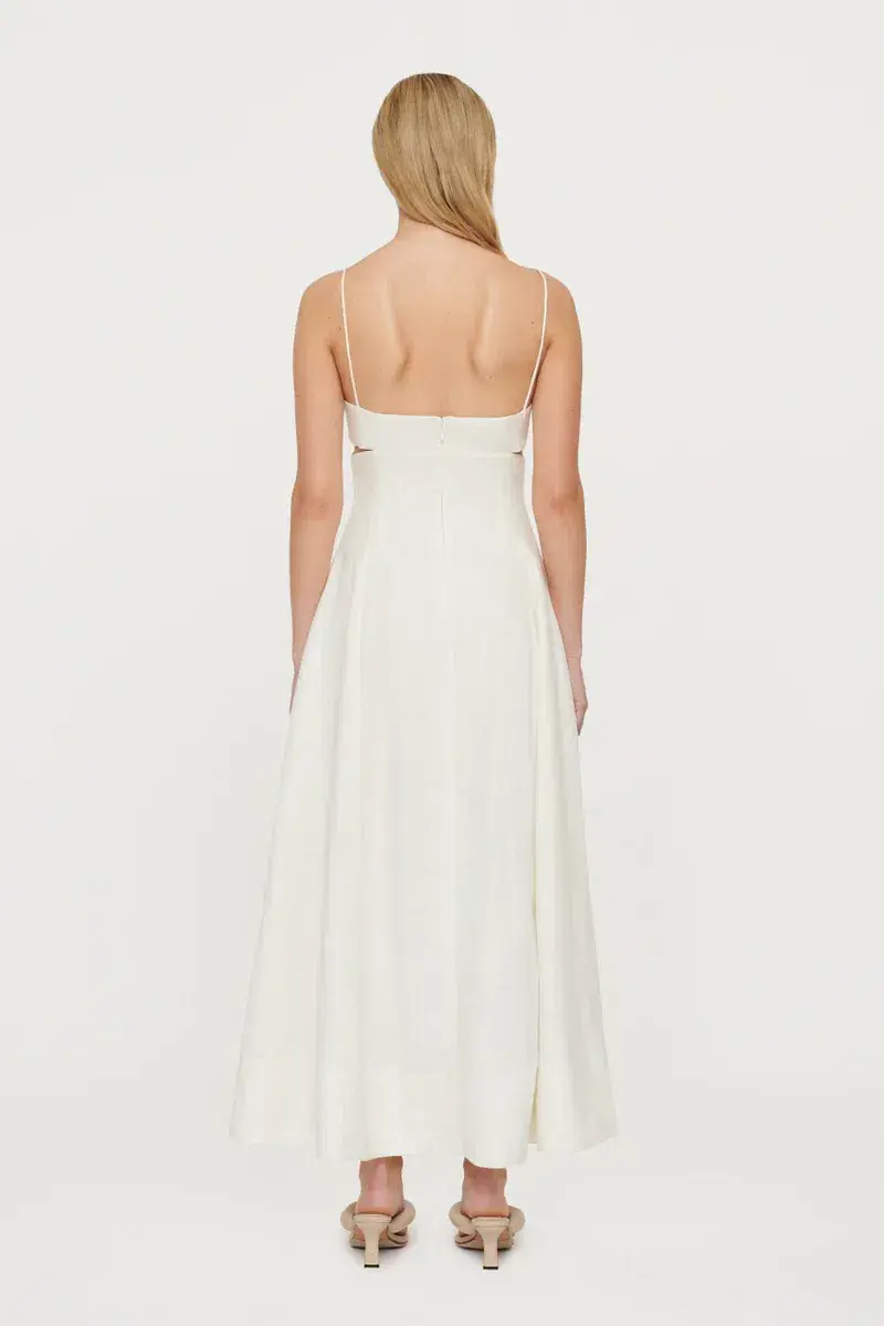 Clea Florence Stitch Dress Chalk Size XS / AU 6 for rent on The Volte - main image