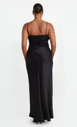 Bec & Bridge Hazel Twist Maxi Dress Black Size AU 10 for rent on The Volte - image 4