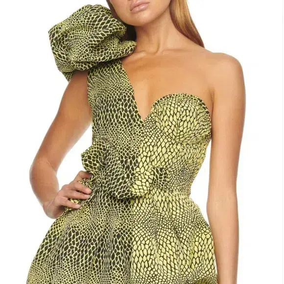 Eliya the Label Imperial Mini Dress Print Size 10 for rent on The Volte - main image