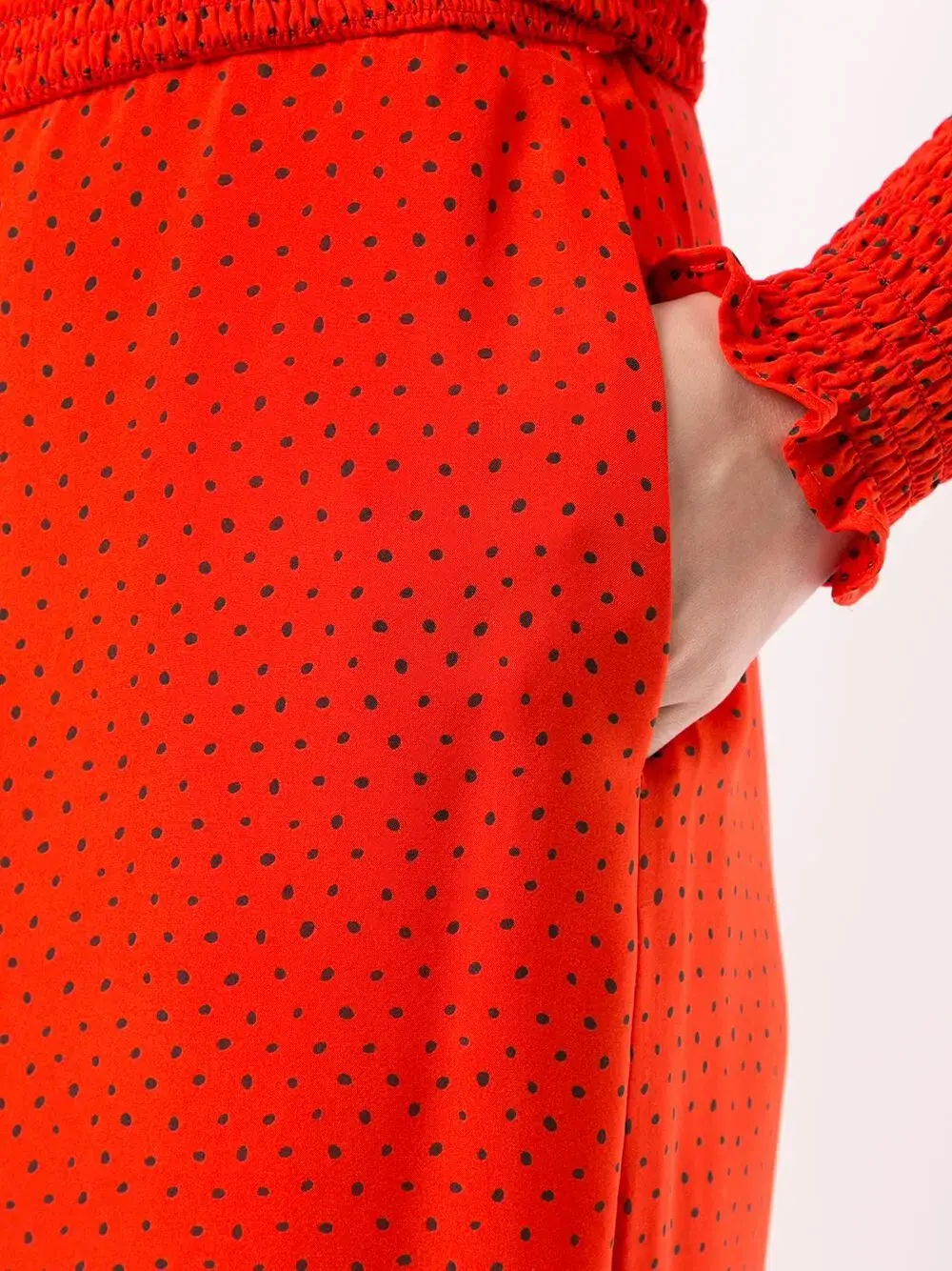 Rachel Gilbert Cordelia Top and Pants Set Red Size AU 12 for rent on The Volte - main image