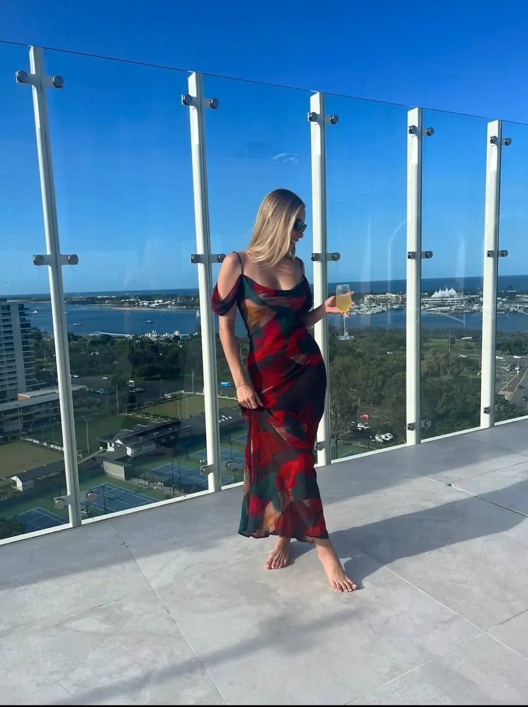 Rat & Boa Adriana Dress Multi Size 6 for rent on The Volte - main image