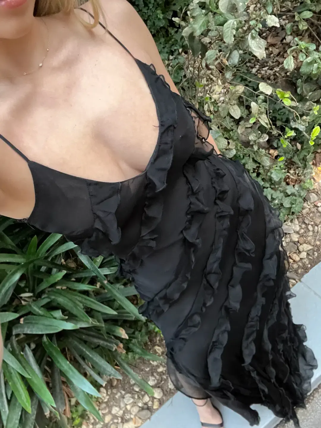 Rat & Boa Selena Dress Black Size 6 for rent on The Volte - main image