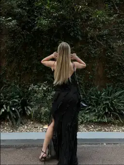 Rat & Boa Selena Dress Black Size 6 for rent on The Volte - image 3