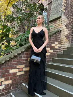 Rat & Boa Selena Dress Black Size 6 for rent on The Volte - image 1