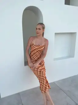 Bec & Bridge Soleil Slip Maxi Dress Print Size 8 for rent on The Volte - image 1