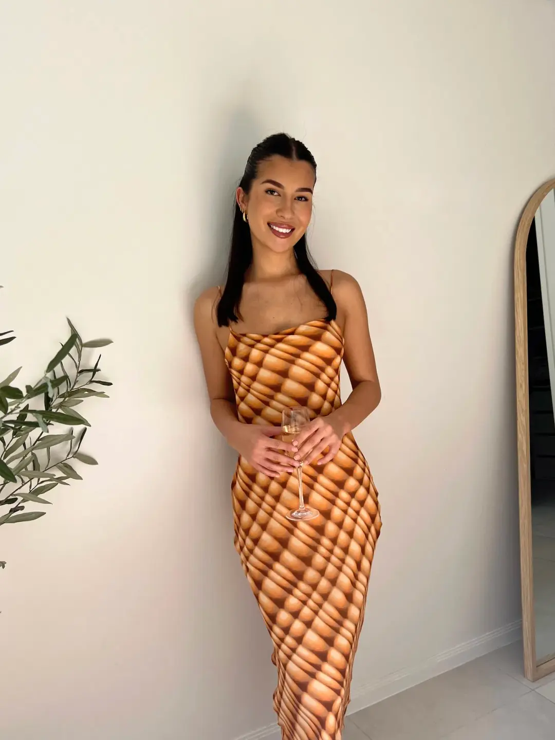 Bec & Bridge Soleil Slip Maxi Dress Print Size 8 for rent on The Volte - main image