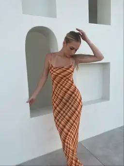 Bec & Bridge Soleil Slip Maxi Dress Print Size 8 for rent on The Volte - image 5