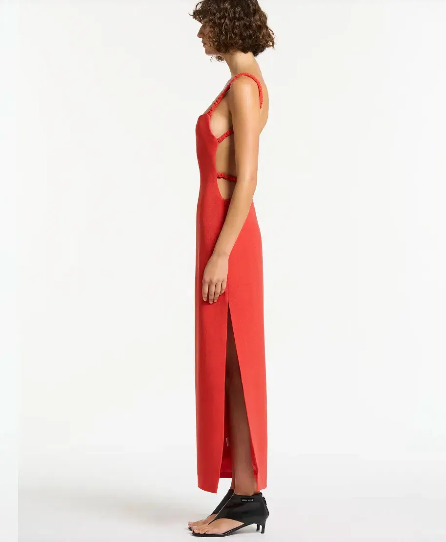 Sir the Label Spoerri Backless Gown Red Size 8  - Image 3