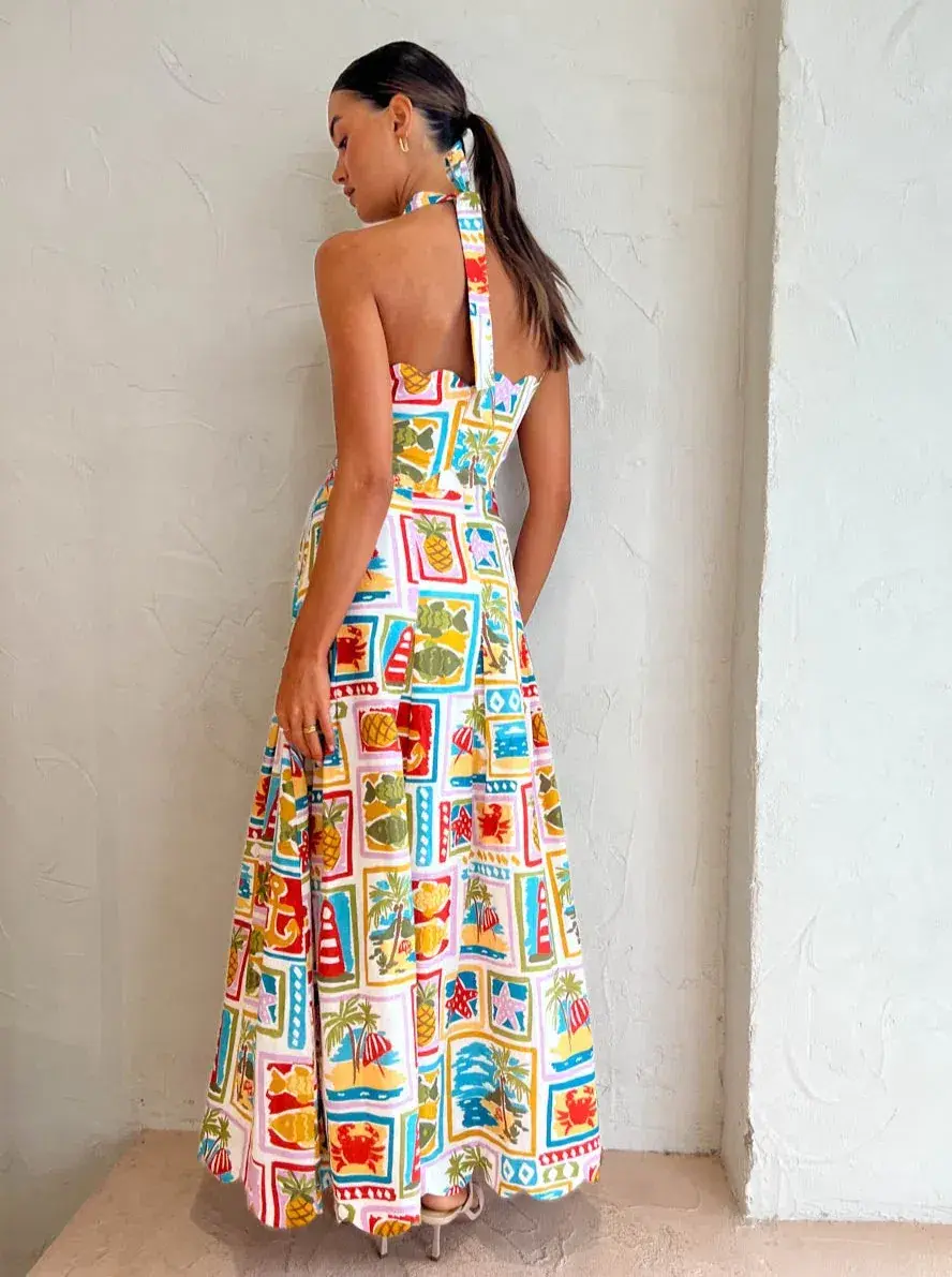 By Nicola Sea Change Set Multi Print Size 6 for rent on The Volte - main image