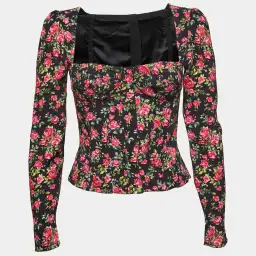 Dolce and Gabbana Long Sleeve Bustier Top Floral Size 6 for rent on The Volte - image 4