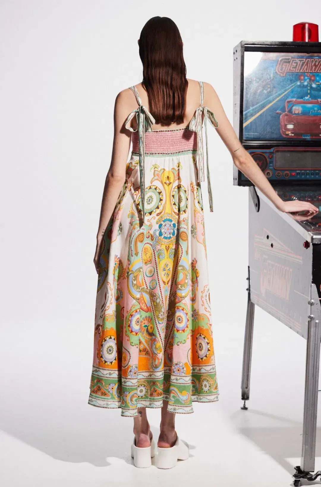 Alemais - Pinball Sundress - Size 10 for rent on The Volte - main image