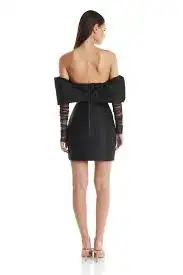 Eliya the Label Oscar Dress Black Size 12 for rent on The Volte - image 2