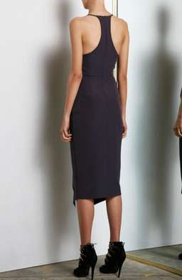 Shona Joy Nightingale Corset Cocktail Midi Dress size 12