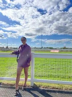 Elliatt Epiphany Belted Button Down Playsuit Burgundy Size 8 - Image 4