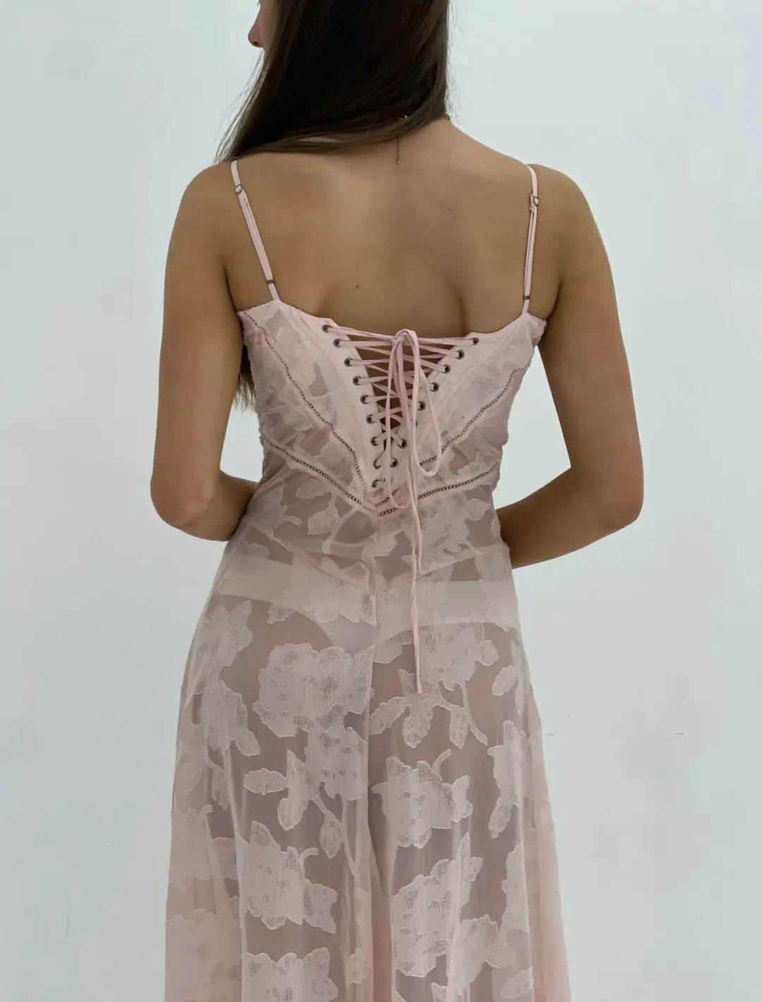 House of CB Seren Gown Pink Size S/Au 8 for rent on The Volte - main image