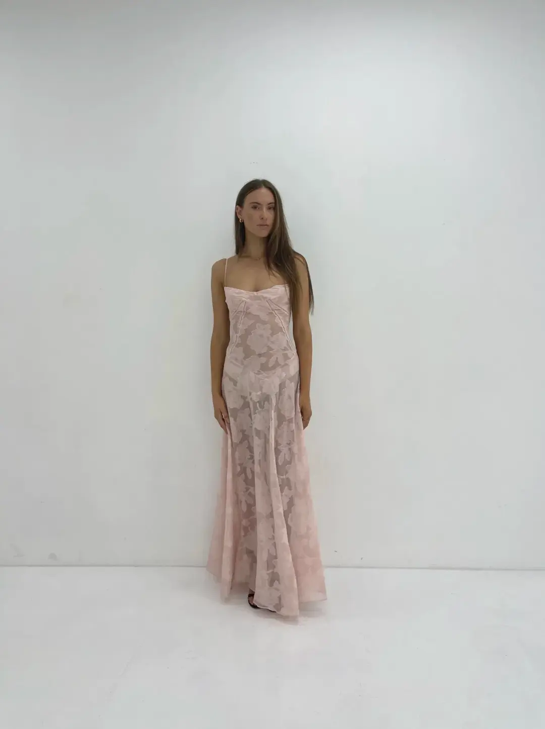 House of CB Seren Gown Pink Size S/Au 8 for rent on The Volte - main image