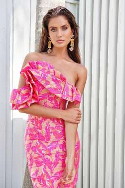 Eliya The Label Elena Dress Print Size 8 for rent on The Volte - image 3