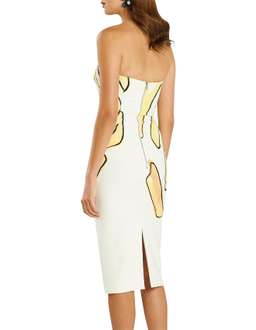 By Johnny Watercolour Midi Floral Dress Size 8 for rent on The Volte - image 2