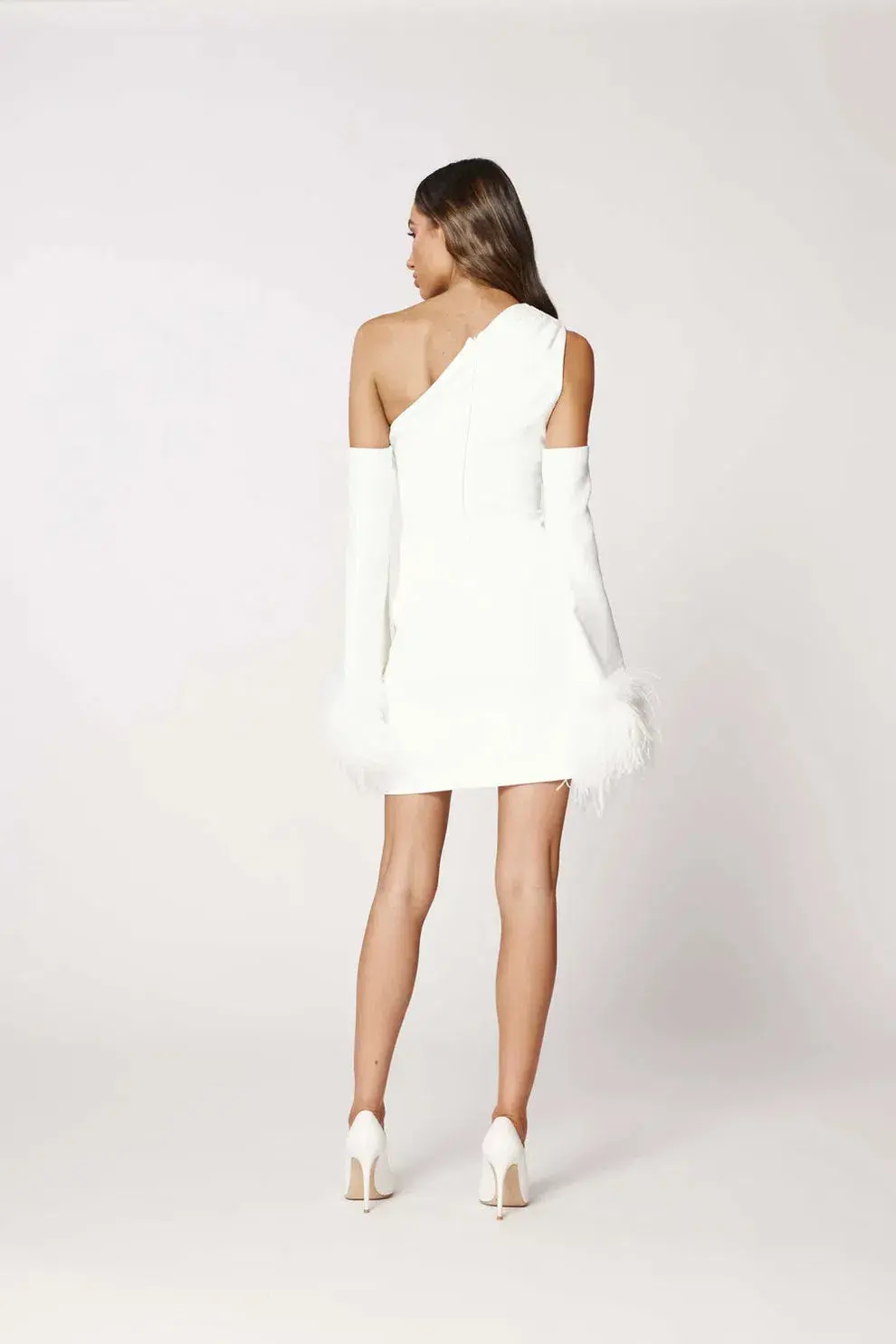 Bianca & Bridgett Dezi Dress White Size 10 for rent on The Volte - main image