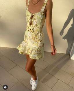 Shona joy Martina linen fit and flare for rent on The Volte - image 2