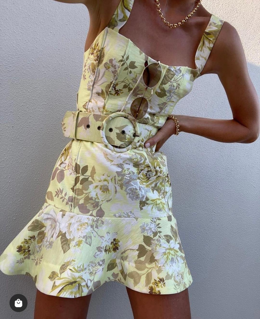 Shona joy Martina linen fit and flare for rent on The Volte - main image