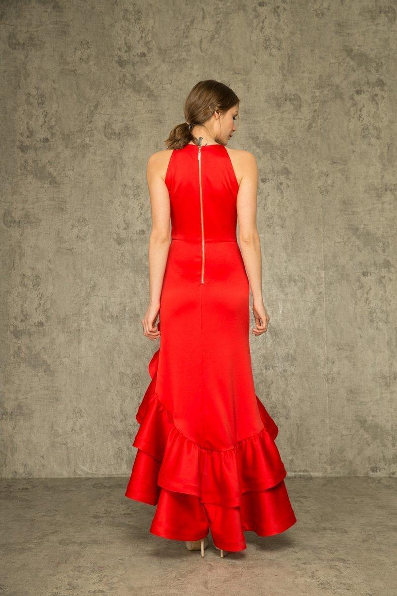 Bronx and Banco Frida Red Flame dress Size 6 for rent on The Volte - main image