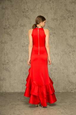 Bronx and Banco Frida Red Flame dress Size 6 for rent on The Volte - image 2