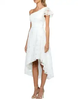 B by Bariano Luci One Should Flutter Sleeve Aline Dress for rent on The Volte - image 3