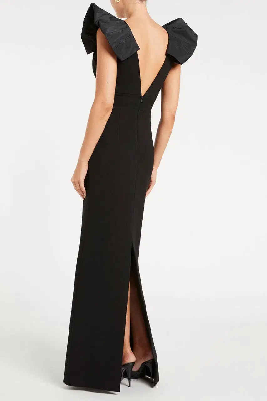 Rebecca Vallance Katie Gown Black Size 4 for rent on The Volte - main image