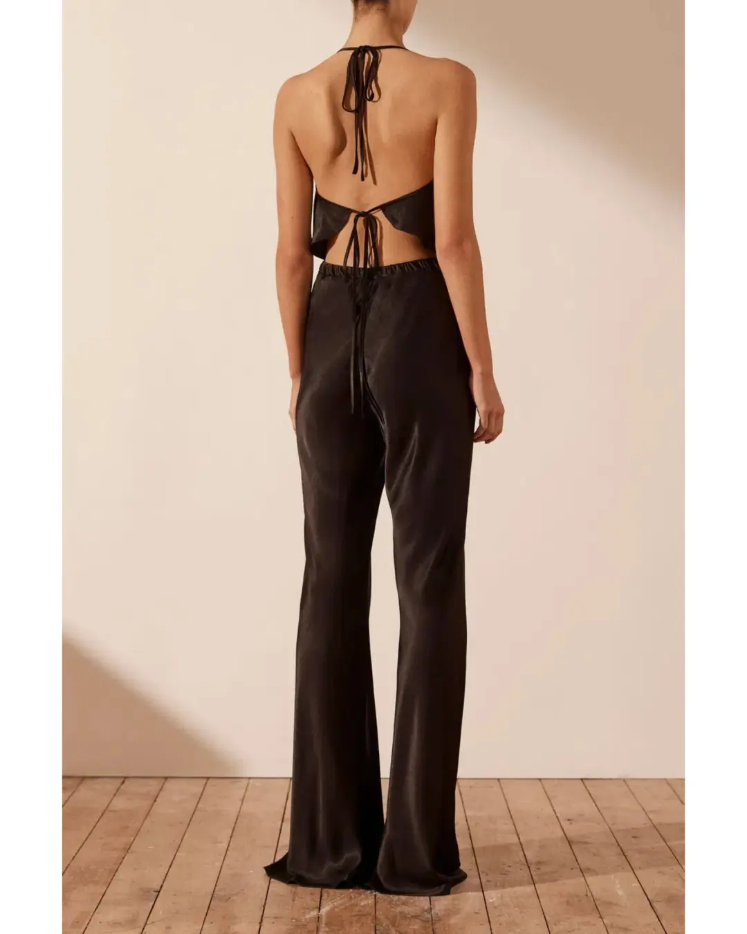 Shona Joy Camille Bias Cut Pants Black Size AU 12 for rent on The Volte - main image