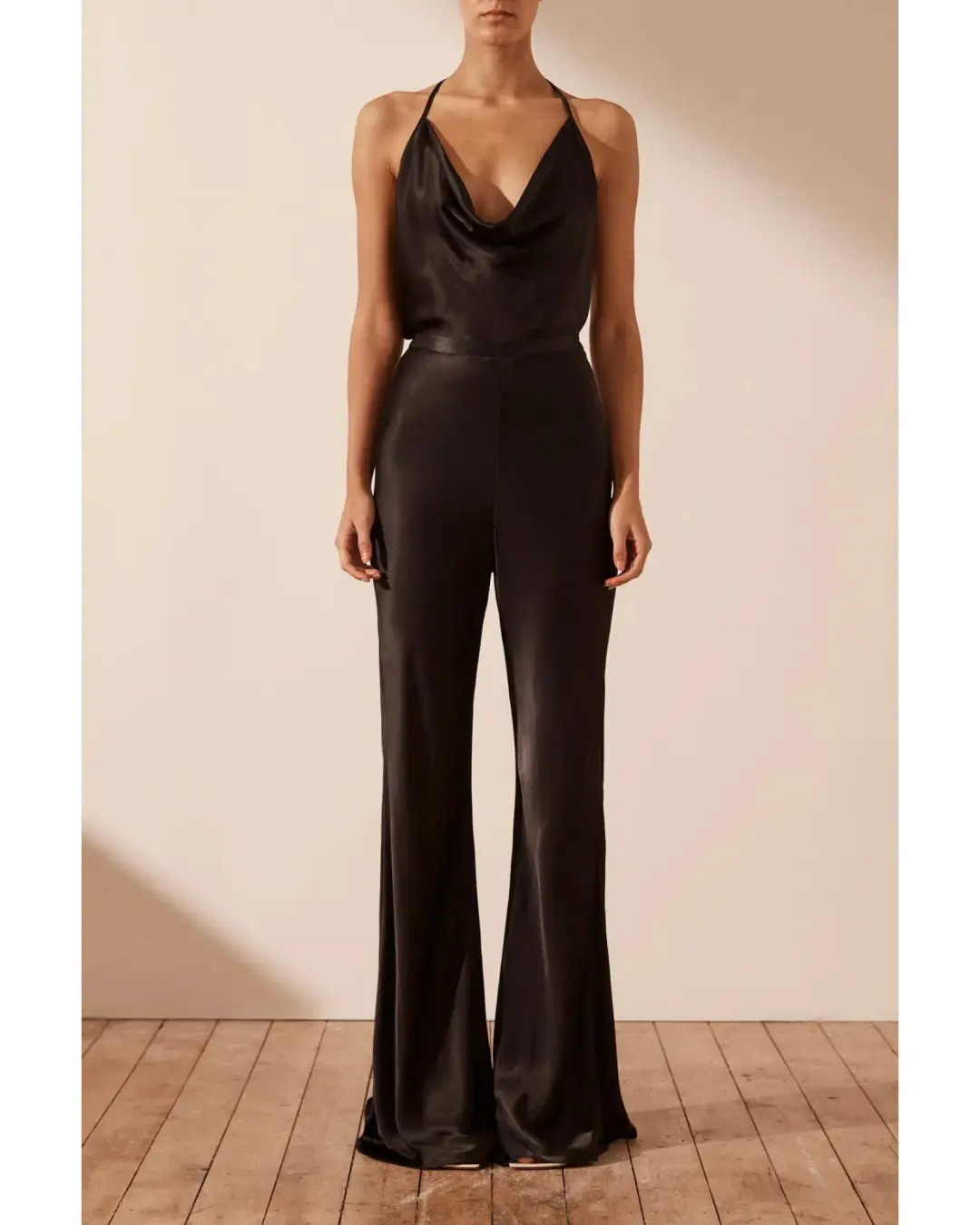 Shona Joy Camille Bias Cut Pants Black Size AU 12 for rent on The Volte - main image