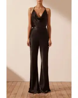 Shona Joy Camille Bias Cut Pants Black Size AU 12 for rent on The Volte - image 1