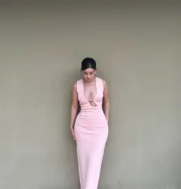 Sir the Label Kinetic Beaded Maxi Dress Pink Size 6 for rent on The Volte - image 4