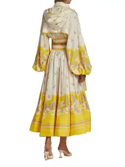 Zimmermann High Tide Crop Jacket and Skirt Set Print Size 4/Au 16 for rent on The Volte - image 4