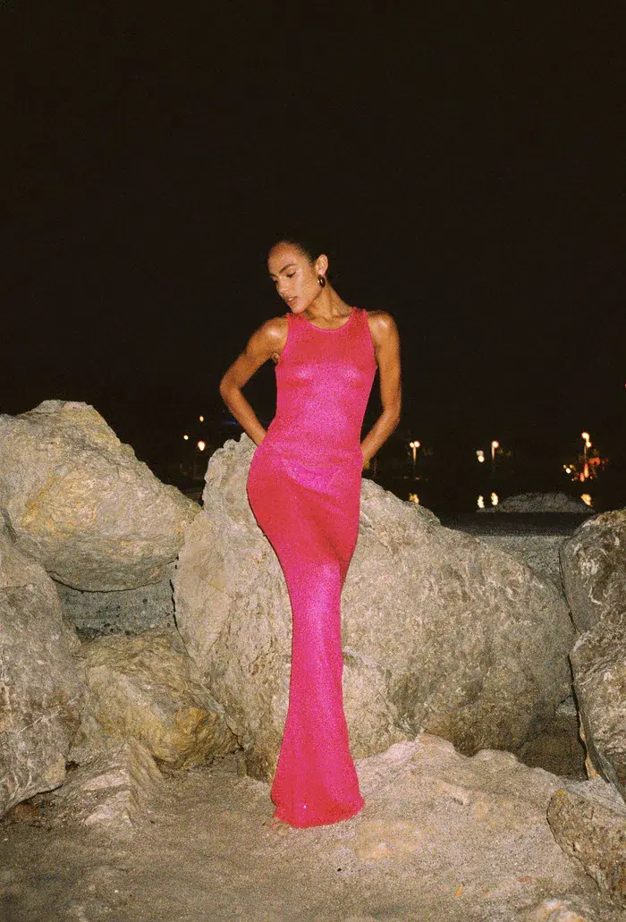 Asta Resort Natalia Dress Pink Size S / AU 8 for rent on The Volte - main image