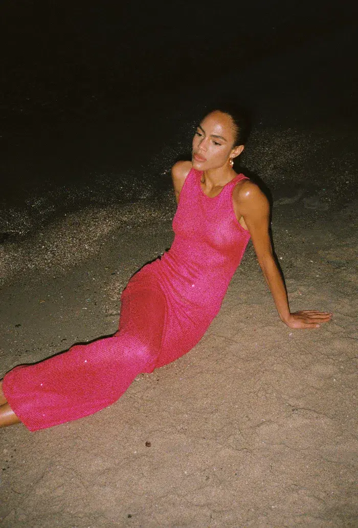 Asta Resort Natalia Dress Pink Size S / AU 8 for rent on The Volte - main image