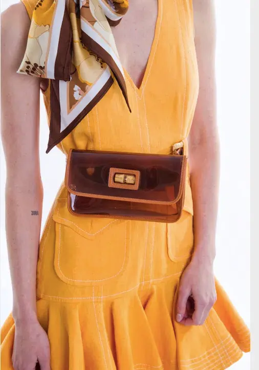 Zimmermann Super Eight Safari Mini Dress Mango Size 0 / AU 8 for rent on The Volte - main image