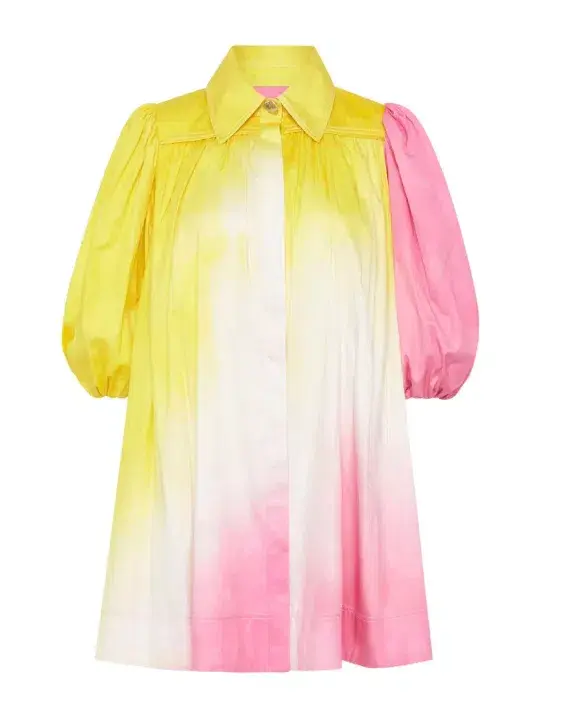 Aje Cloud Burst Smock Mini Dress Multi Size L / AU 12 for rent on The Volte - main image