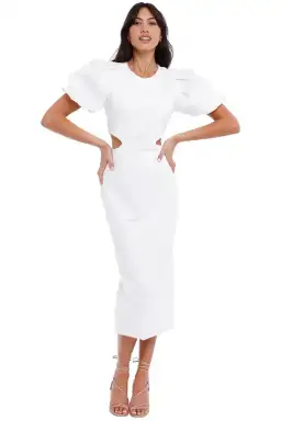 Elliatt Suffage Dress White Size 10 for rent on The Volte - image 1