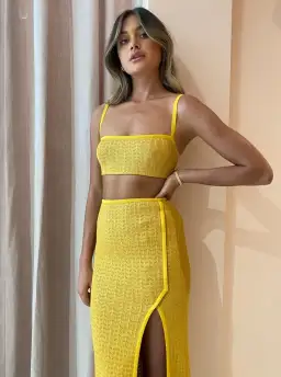 Manning Cartell New Weave Set Yellow Size 8 for rent on The Volte - image 3