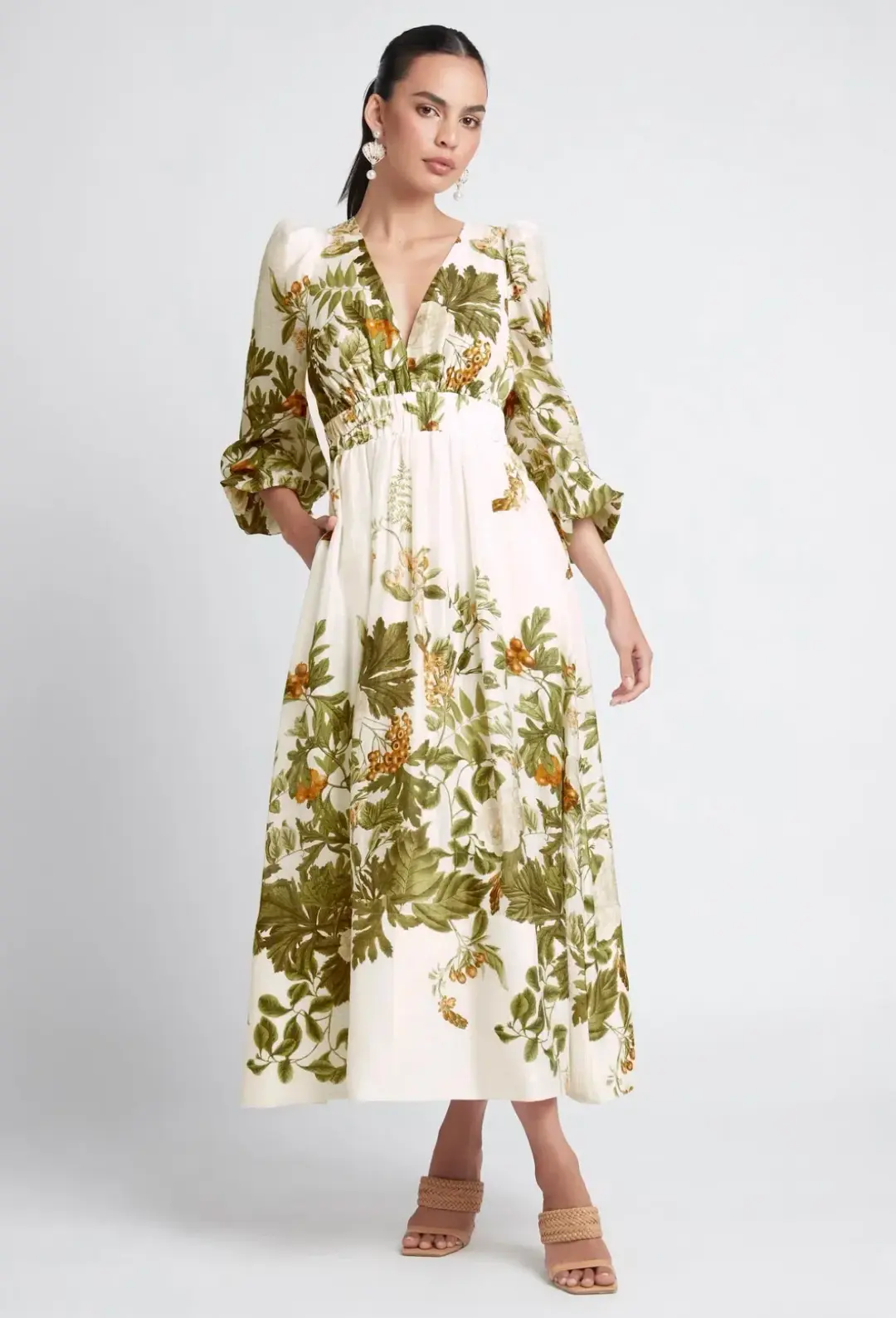 Sheike Garden Of Eden Maxi Dress Print Size AU 8 for rent on The Volte - main image