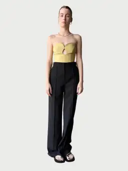 Camilla and Marc Brixton Bodice Mustard Yellow Size AU 8 for rent on The Volte - image 1