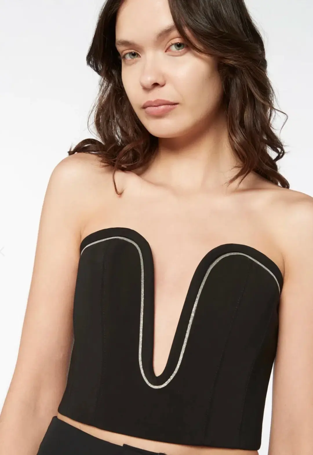 Manning Cartell Polish Final Bustier Top Black Size AU 8 for rent on The Volte - main image
