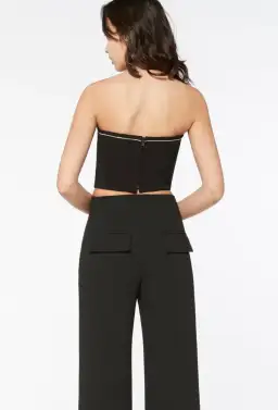 Manning Cartell Polish Final Bustier Top Black Size AU 8 for rent on The Volte - image 3