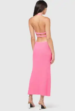 Manning Cartell Beyond Limits Knit Dress Pink Size AU 8 for rent on The Volte - image 2