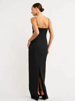 Rachel Gilbert Bodie Gown In Black Size AU 8 for rent on The Volte - image 2